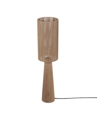 Cleopatra Cream Linen Floor Lamp