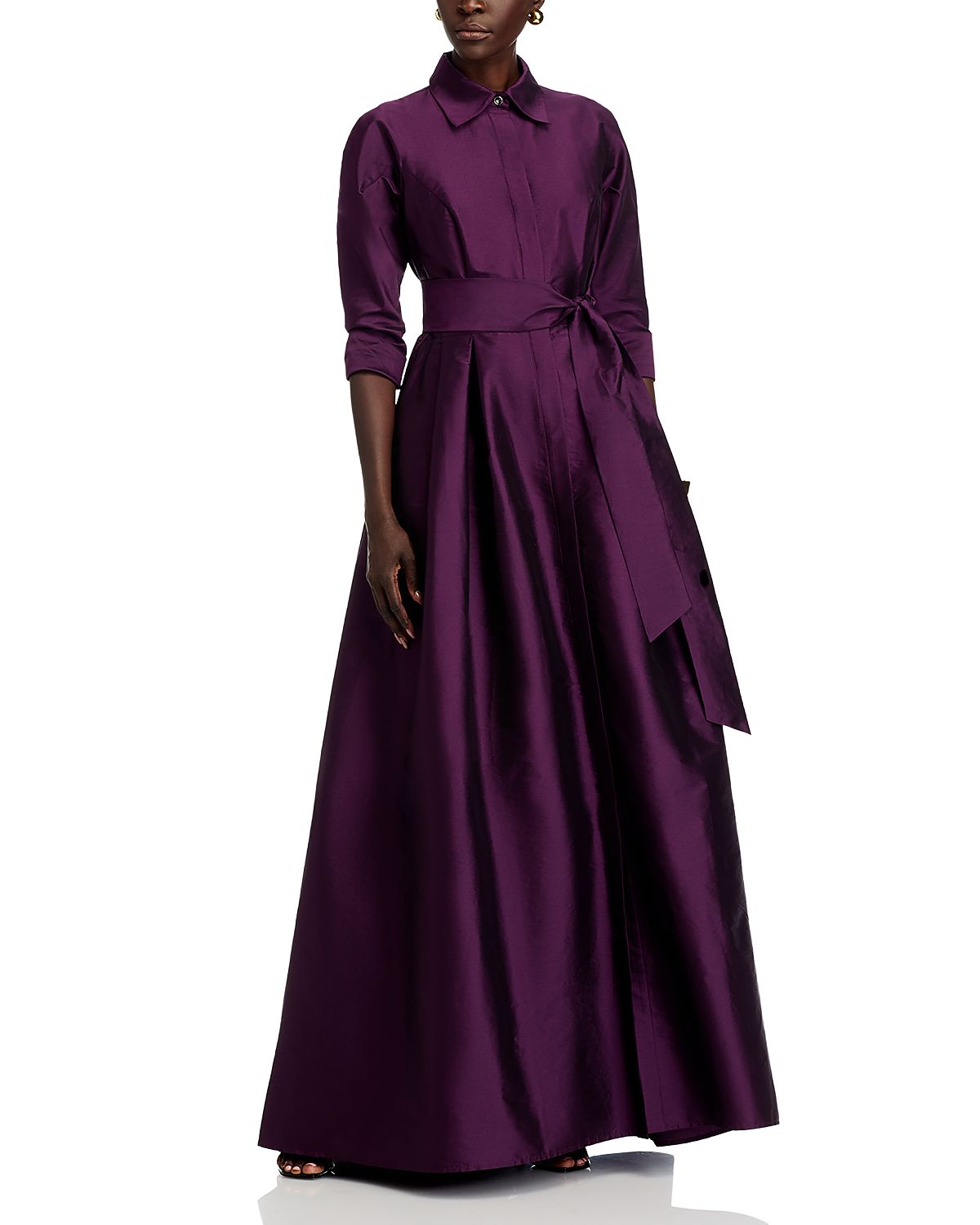 Teri Jon by Rickie Freeman Shirt Dress Gown