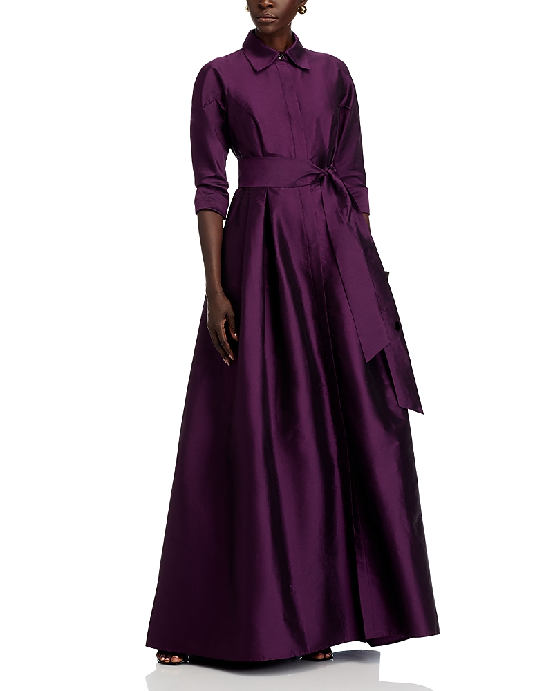 Teri Jon by Rickie Freeman Shirt Dress Gown