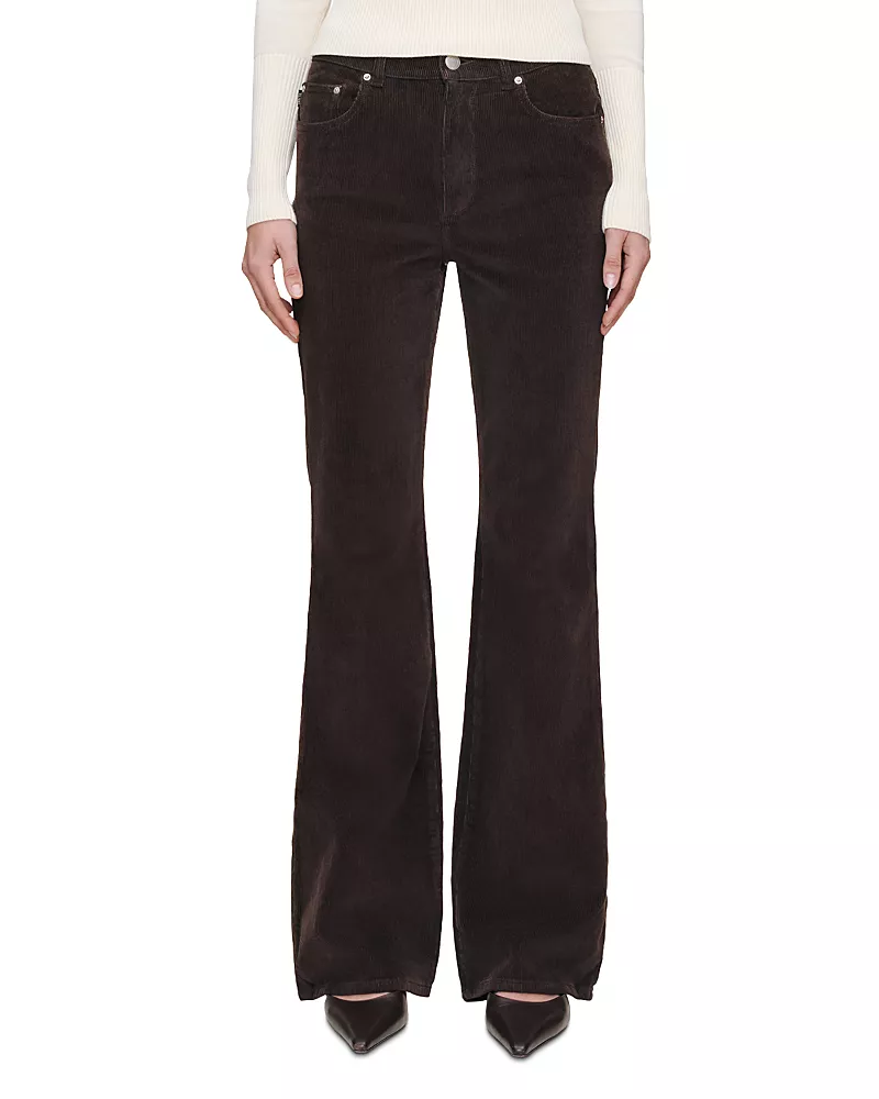 DL1961 Bridget Boot High Rise Instasculpt Corduroy Jeans in Meteorite