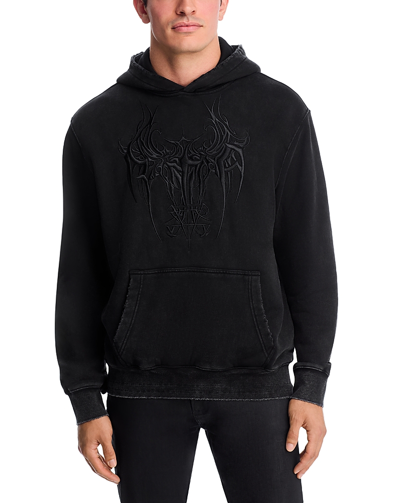 Rta Black Cyber Sigilism Hoodie In Black