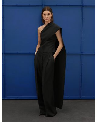 One Shoulder Cape Top 