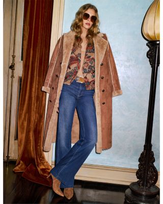 Citron Faux Fur Maxi Coat