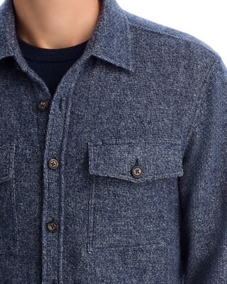 Wool Button Front Overshirt - Exclusive
