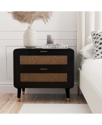 Christine Nightstand in Black