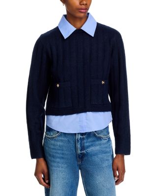 FRENCH CONNECTION - Ellie Combo Knit Sweater