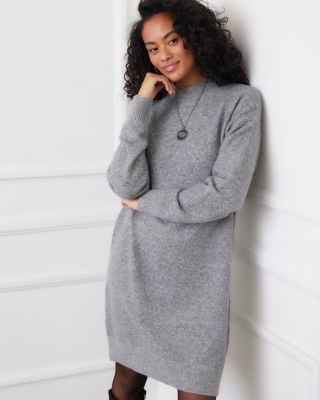Mock Neck Sweater Dress
