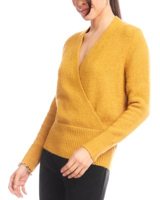 Faux Wrap Sweater