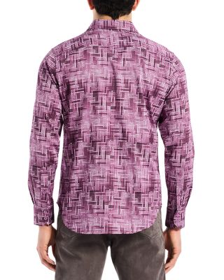 Berkley Long Sleeve Printed Woven Shirt