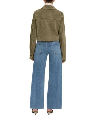 Le Pixie High Rise Slim Palazzo Jeans in Flip Raw After