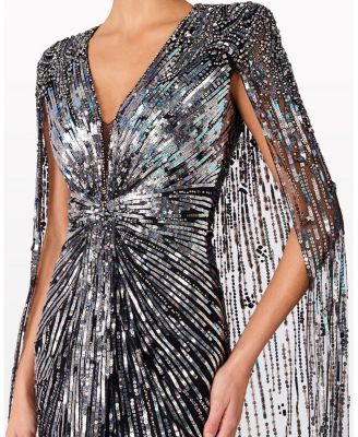 Gold Rush Sequin-Embellished Gown