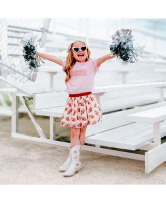 Girls' Cheer Pearl Patch Short Sleeve T-Shirt - Baby