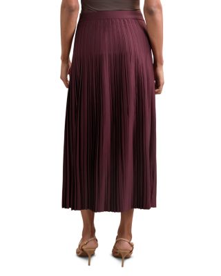 Savannah Pleated Midi Skirt