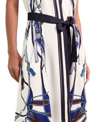 Gemma Scarf Print Dress