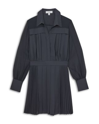 Giselle Pleat Flippy Minidress