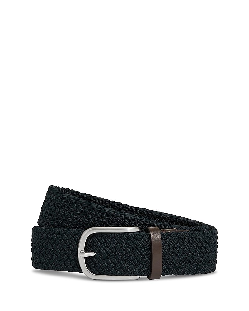 Reiss Men's Elmont Woven Belt In Black