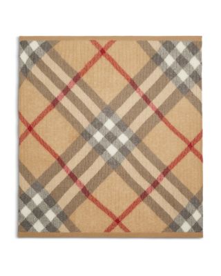 Unisex Check Baby Blanket