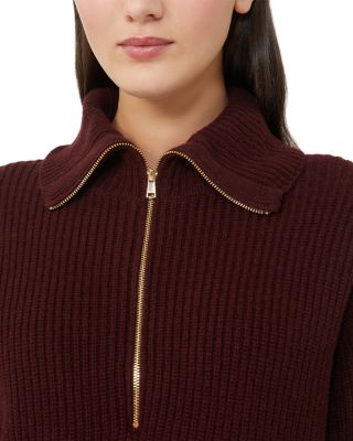 Nadar Wool & Cashmere Half Zip Sweater