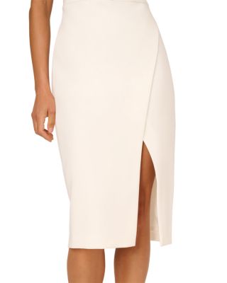 Stretch Crepe Halter Midi Dress