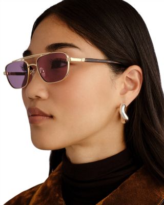 Le Mimi Aviator Sunglasses, 57mm