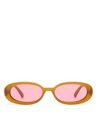 Outta Love Oval Sunglasses, 51mm
