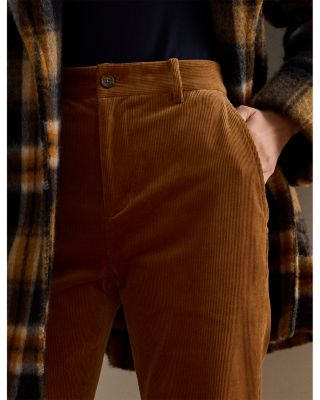 High Rise Corduroy Flare Pants