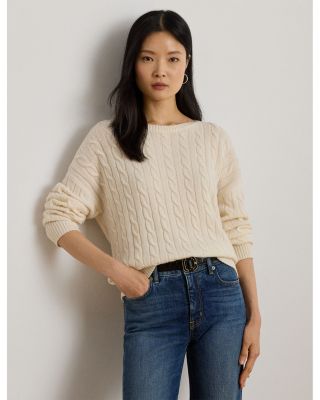 Cable-Knit Wool-Cashmere Sweater
