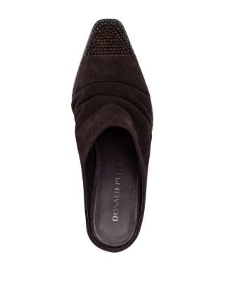 Women&#39;s Westan Suede Block Heel Mules