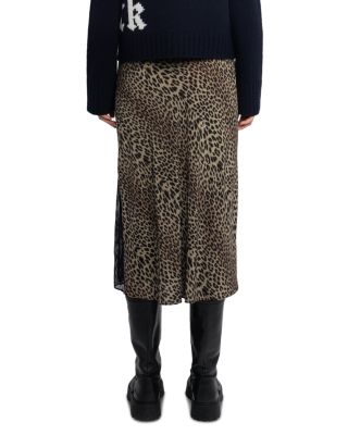 Jayla Soft Leopard Print Skirt