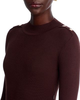 Mock Neck Long Sleeve Dress