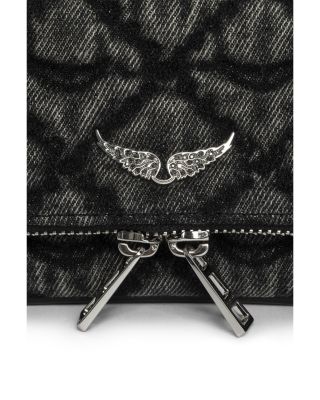 Rock Nano Denim Monogram Crossbody Bag