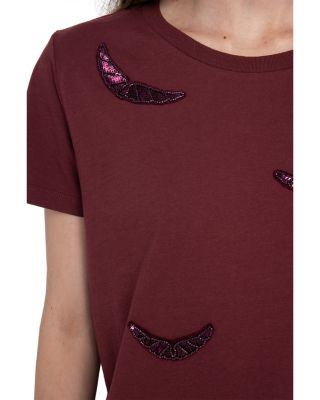 Alys HC Embroidery Wings Top