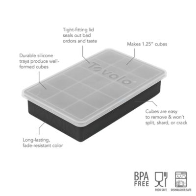 Perfect Cube Ice Tray with Lid