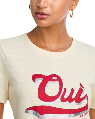 Vintage Oui Mon Amour Shrunken Tee