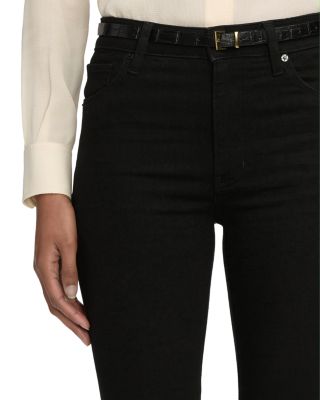 The Reboot High Rise Cropped Bootcut Jeans in Levitate