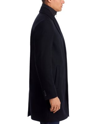 Milogan Extra Slim Fit Topcoat with Zip-Out Bib