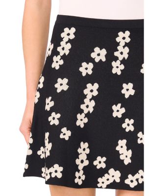 Flower Jacquard Skirt