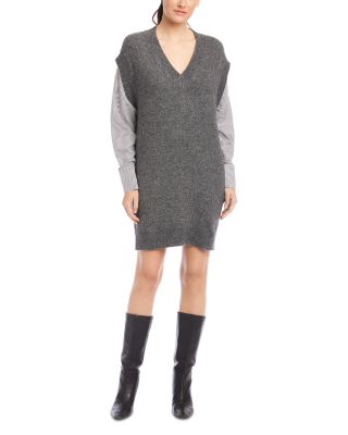 Sally Mixed Media Dress