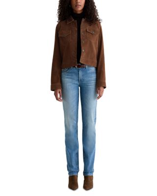 Fringed Suede Trucker Jacket