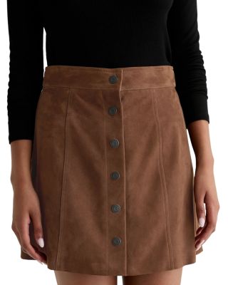Evie Suede Mini Skirt