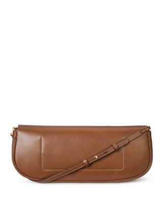 Bellport Leather Long Flap Clutch