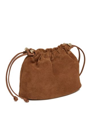 Charlotte Drawstring Suede Crossbody Bag