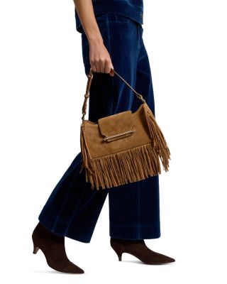 x Cinq &agrave; Sept Multrees Omni Suede Shoulder Bag