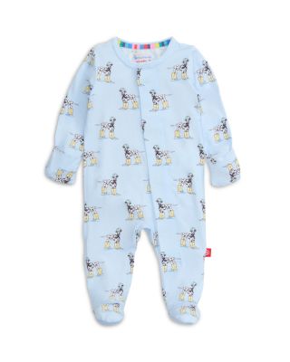 Unisex Spots and Splashes Printed Footie - Baby 