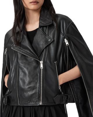 Masone Leather Biker Jacket
