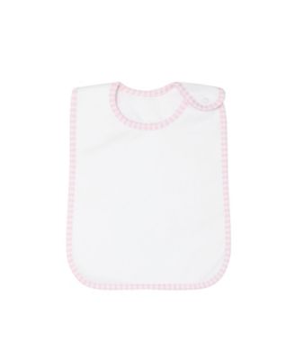  Girls' Gingham Print Feeding Bib - Baby