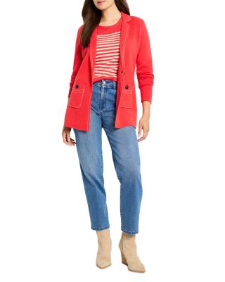 Contrast Stitch Blazer