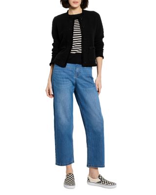 Fringe Mix Knit Jacket