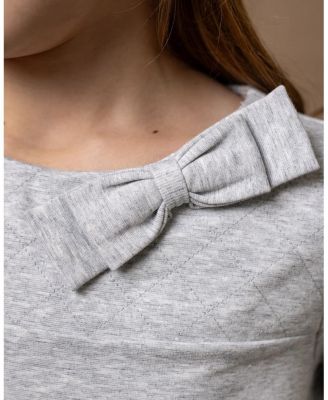  Girls&#39; Long Sleeve Quilted Ponte Riding Dress - Little Kid, Big Kid