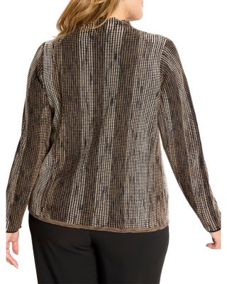 Ombre Pixel Knit Sweater